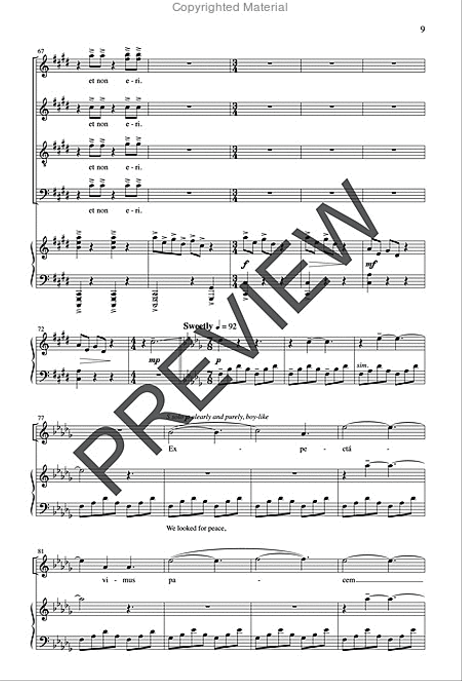 Newtown Psalm Newtown Psalm Divisi scores gallery preview page 8