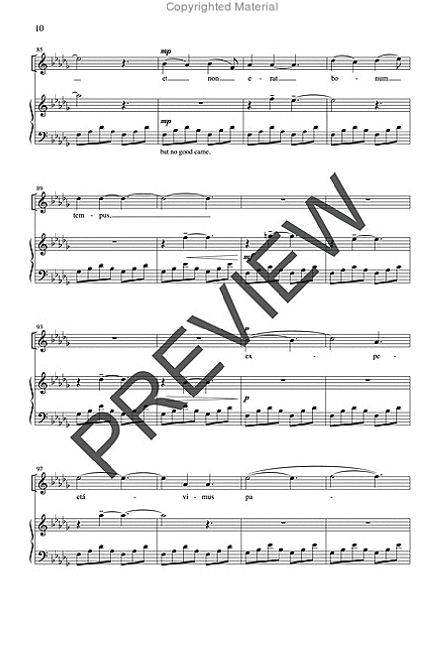 Newtown Psalm Newtown Psalm Divisi scores gallery preview page 9
