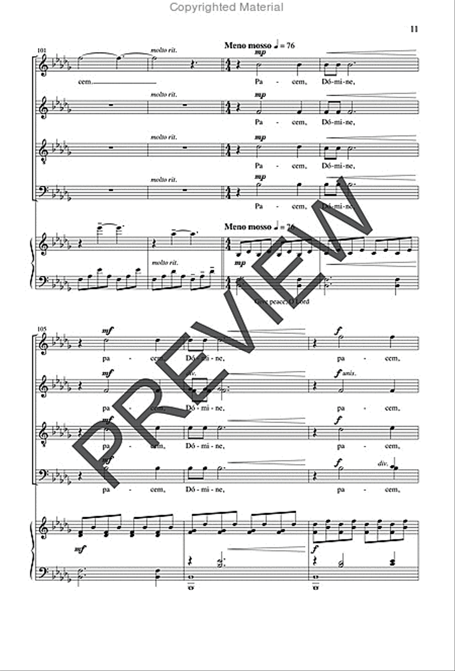 Newtown Psalm Newtown Psalm Divisi scores gallery preview page 10