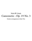 Canzonette - Op. 19 No. 3