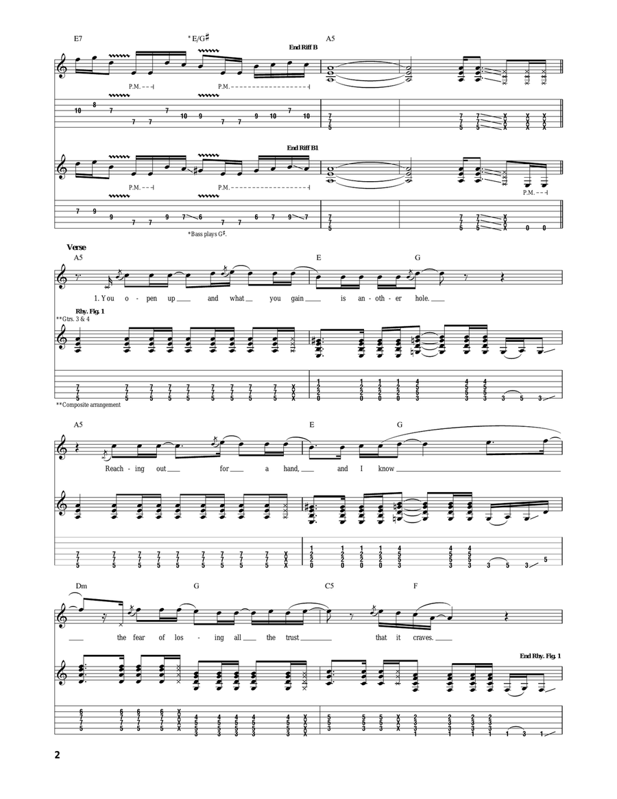 Our Loved Ones Our Loved Ones Acoustic Guitar scores gallery preview page 2