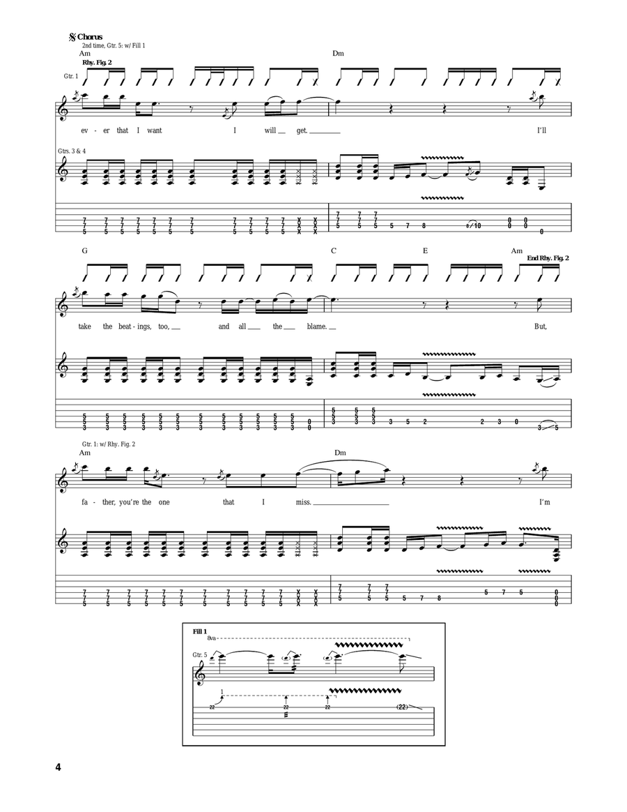 Our Loved Ones Our Loved Ones Acoustic Guitar scores gallery preview page 4