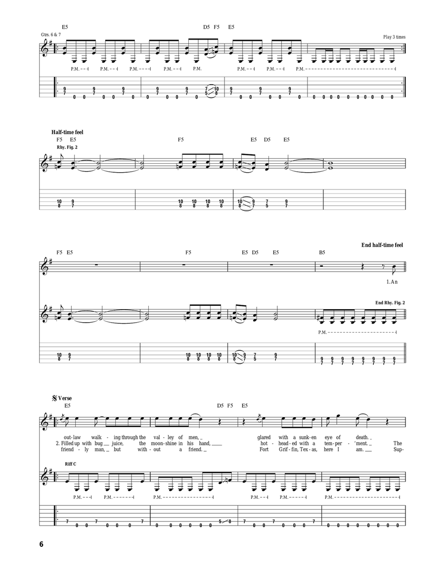 Doc Holliday Doc Holliday Acoustic Guitar scores gallery preview page 6