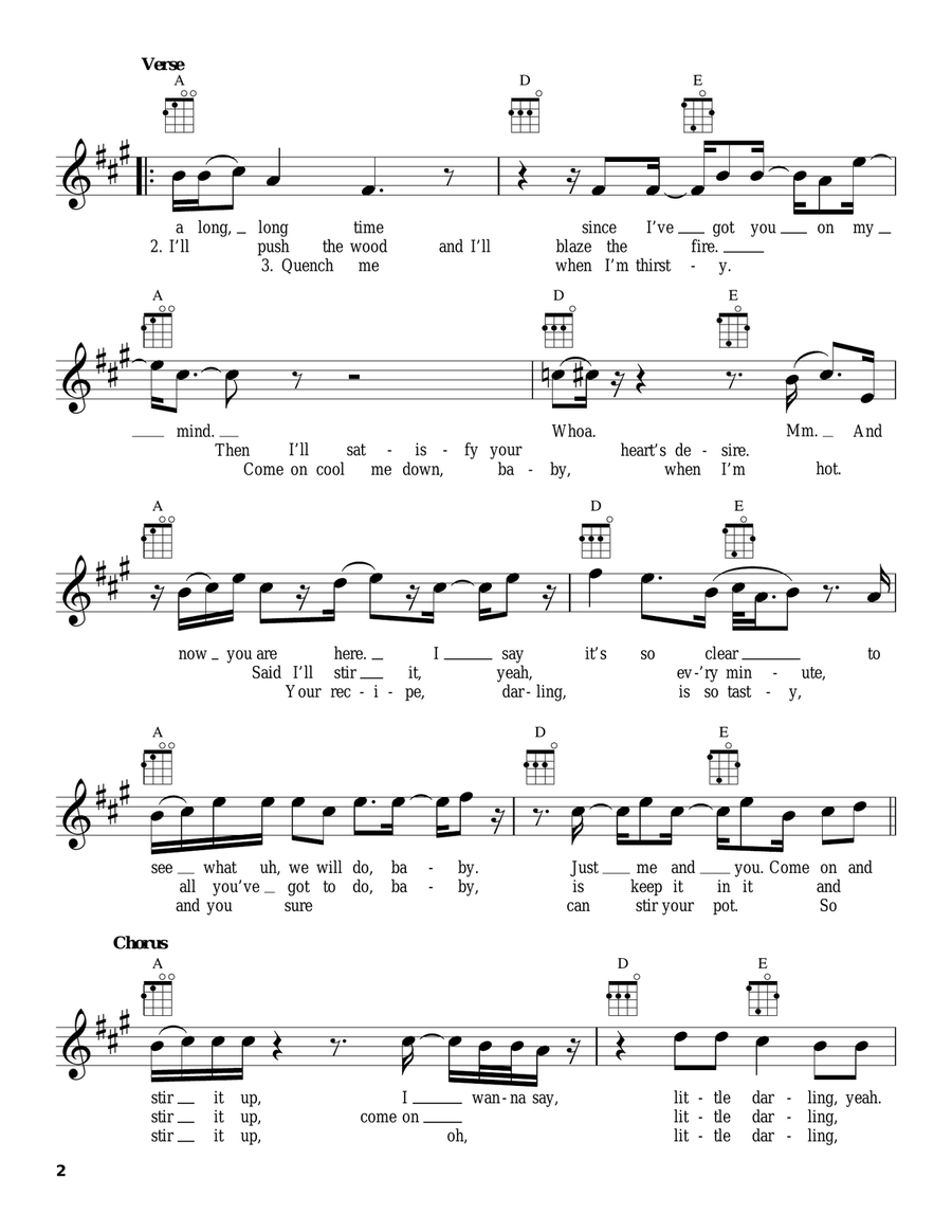 Stir It Up Stir It Up Ukulele scores gallery preview page 2