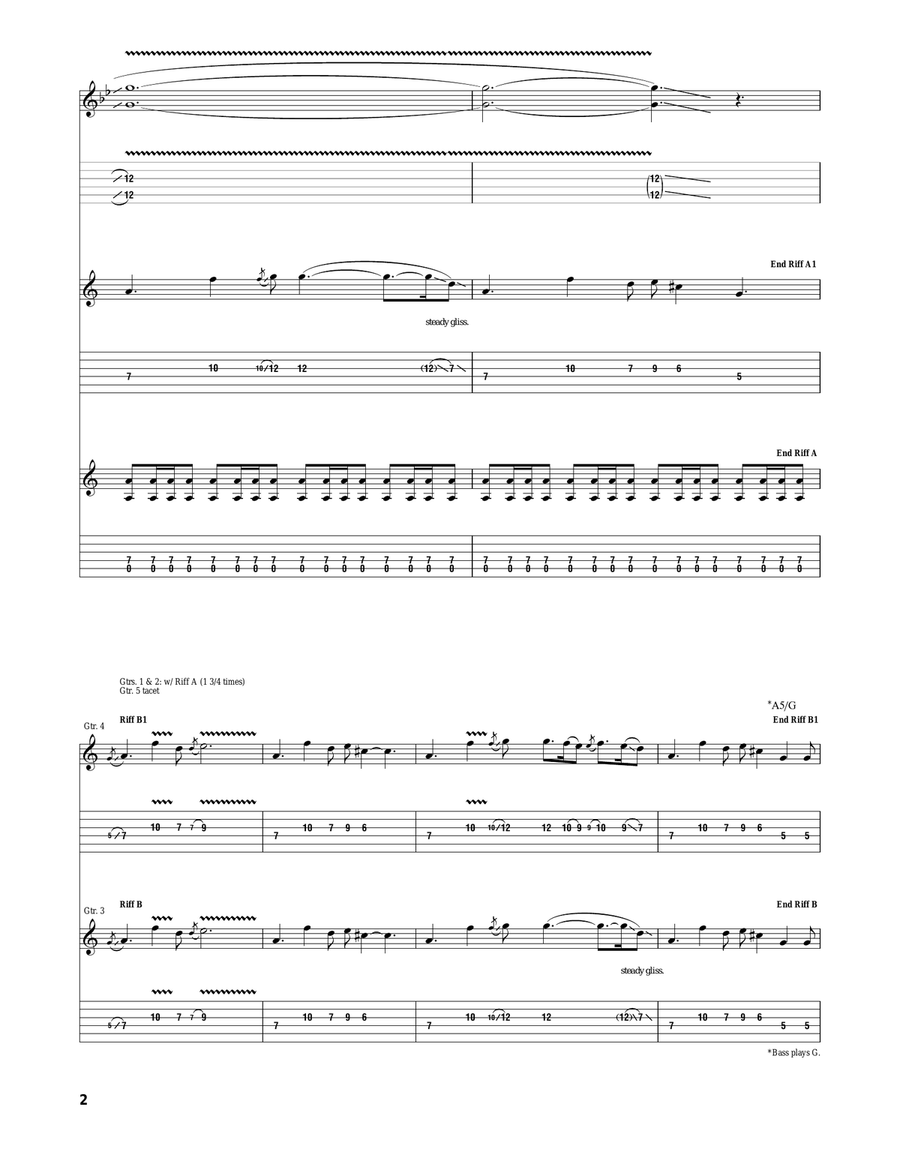 The Hangman's Body Count The Hangman's Body Count Acoustic Guitar scores gallery preview page 2