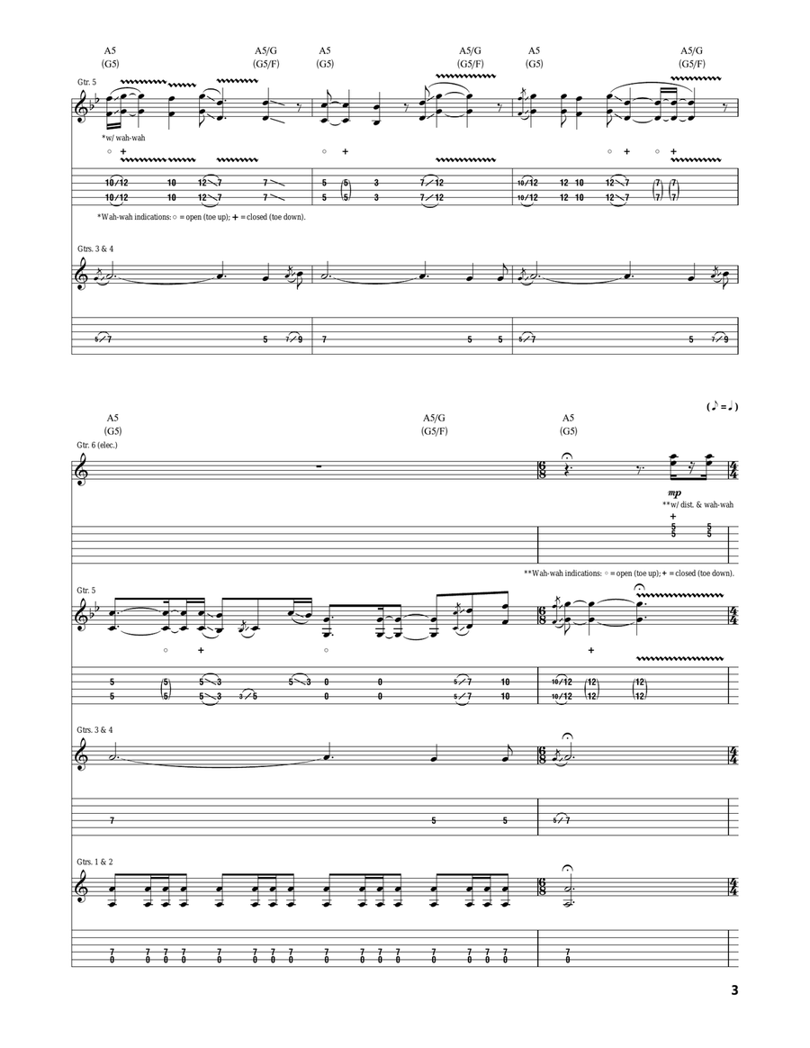 The Hangman's Body Count The Hangman's Body Count Acoustic Guitar scores gallery preview page 3