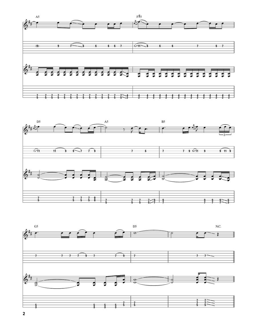 Cape Of Our Hero Cape Of Our Hero Acoustic Guitar scores gallery preview page 2