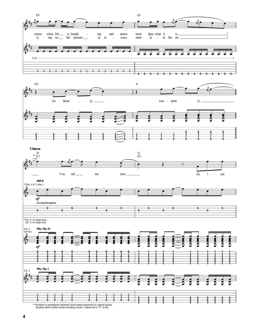Cape Of Our Hero Cape Of Our Hero Acoustic Guitar scores gallery preview page 4