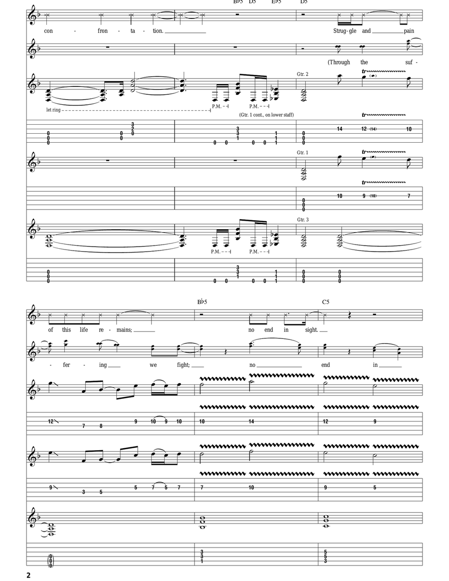 No End In Sight No End In Sight Acoustic Guitar scores gallery preview page 2