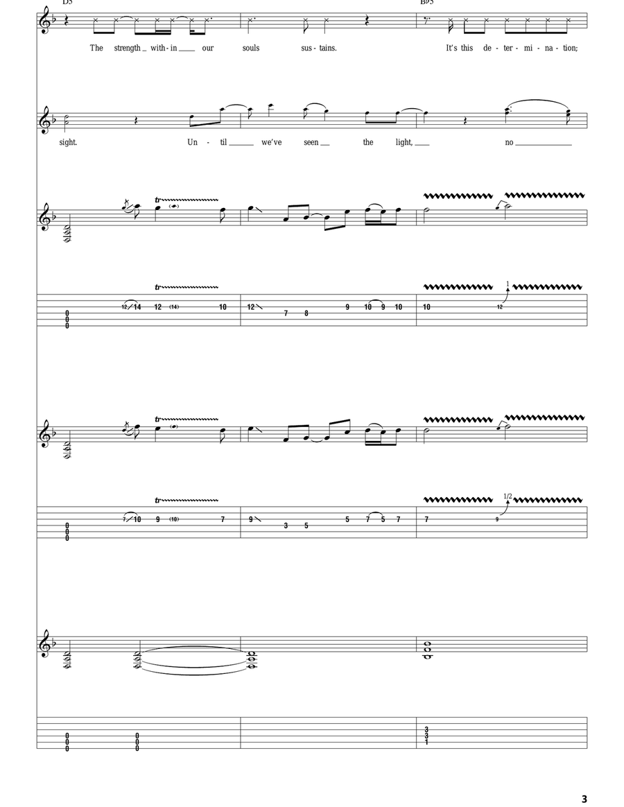 No End In Sight No End In Sight Acoustic Guitar scores gallery preview page 3