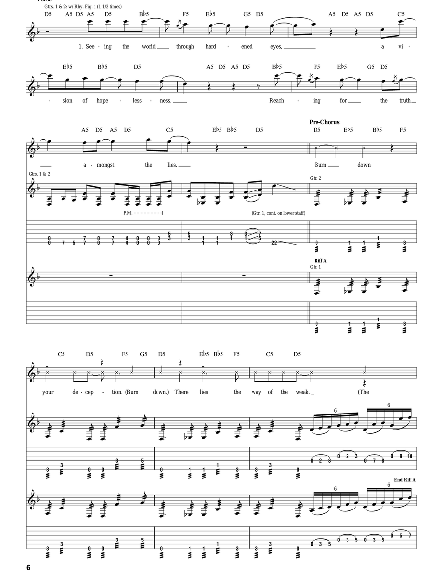 No End In Sight No End In Sight Acoustic Guitar scores gallery preview page 6