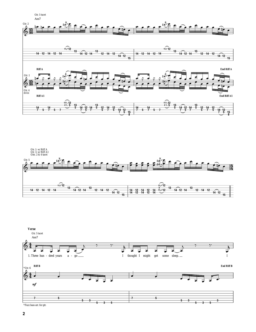 Zomby Woof Zomby Woof Acoustic Guitar scores gallery preview page 2