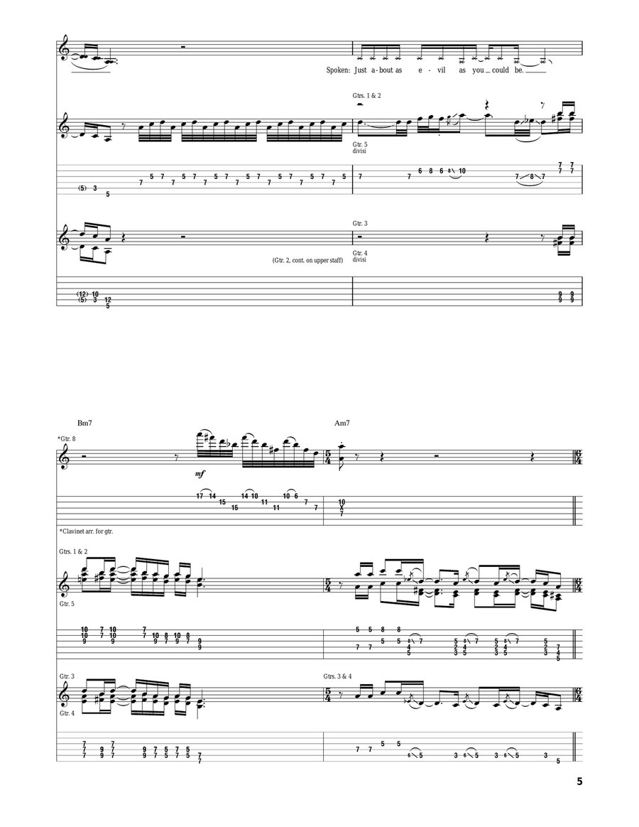 Zomby Woof Zomby Woof Acoustic Guitar scores gallery preview page 5
