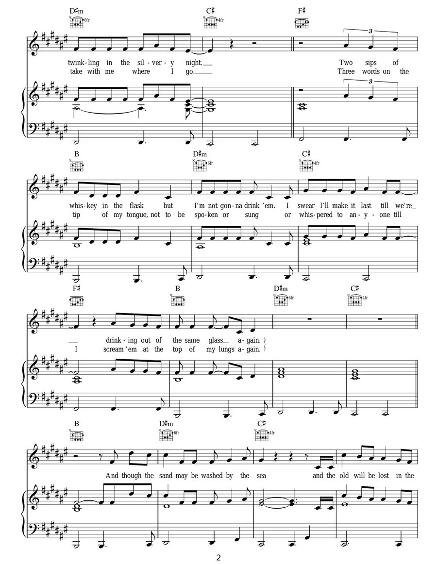 Patient Love Patient Love Acoustic Guitar scores gallery preview page 2