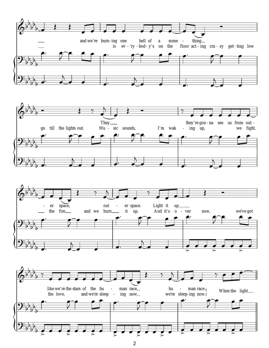 Flatline Acoustic Guitar scores gallery preview page 2