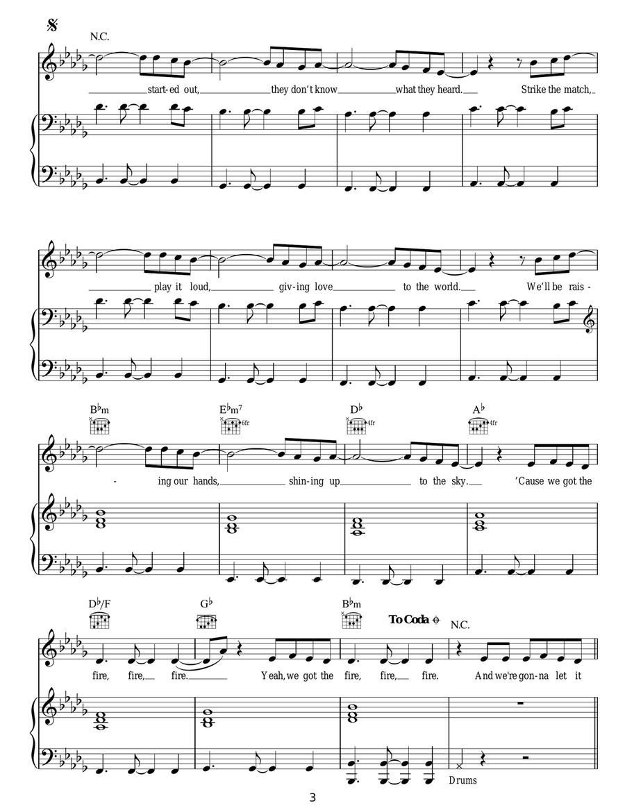Flatline Acoustic Guitar scores gallery preview page 3