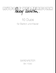 10 Duos for Baritone and Piano (2012)