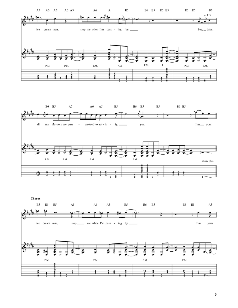 Ice Cream Man Ice Cream Man Acoustic Guitar scores gallery preview page 5