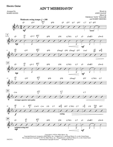 Ain't Misbehavin' - Guitar