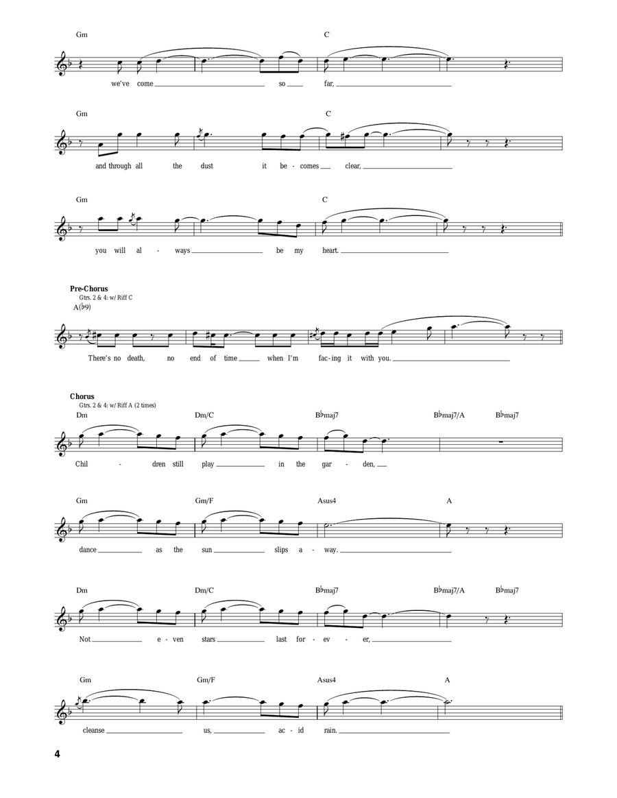 Acid Rain Acid Rain Acoustic Guitar scores gallery preview page 4