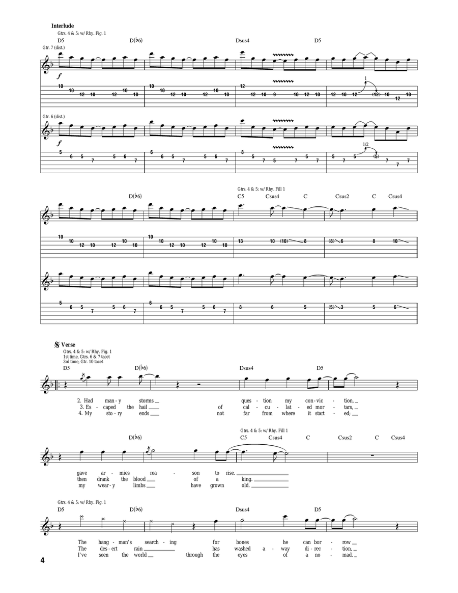 Coming Home Coming Home Acoustic Guitar scores gallery preview page 4