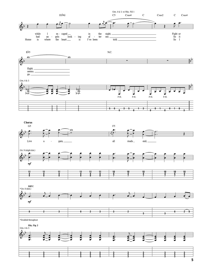 Coming Home Coming Home Acoustic Guitar scores gallery preview page 5