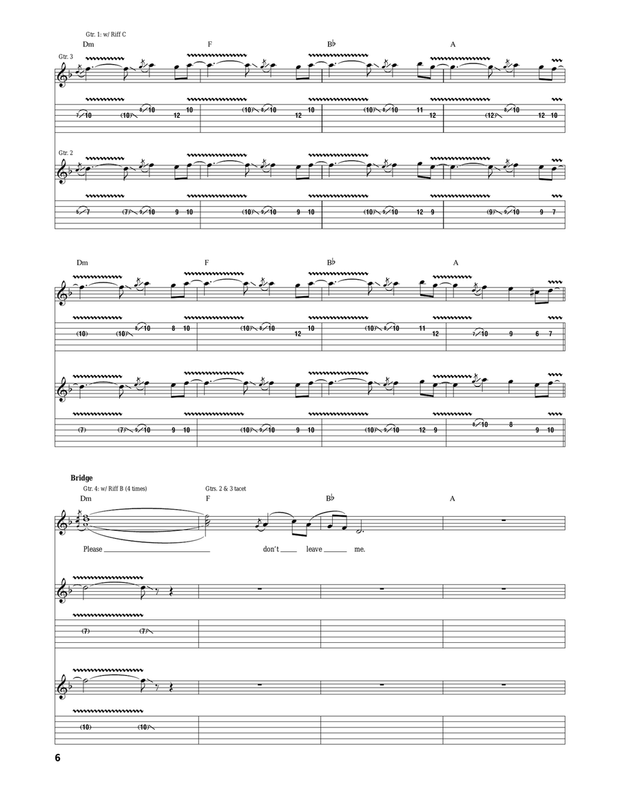 Heretic Heretic Acoustic Guitar scores gallery preview page 6