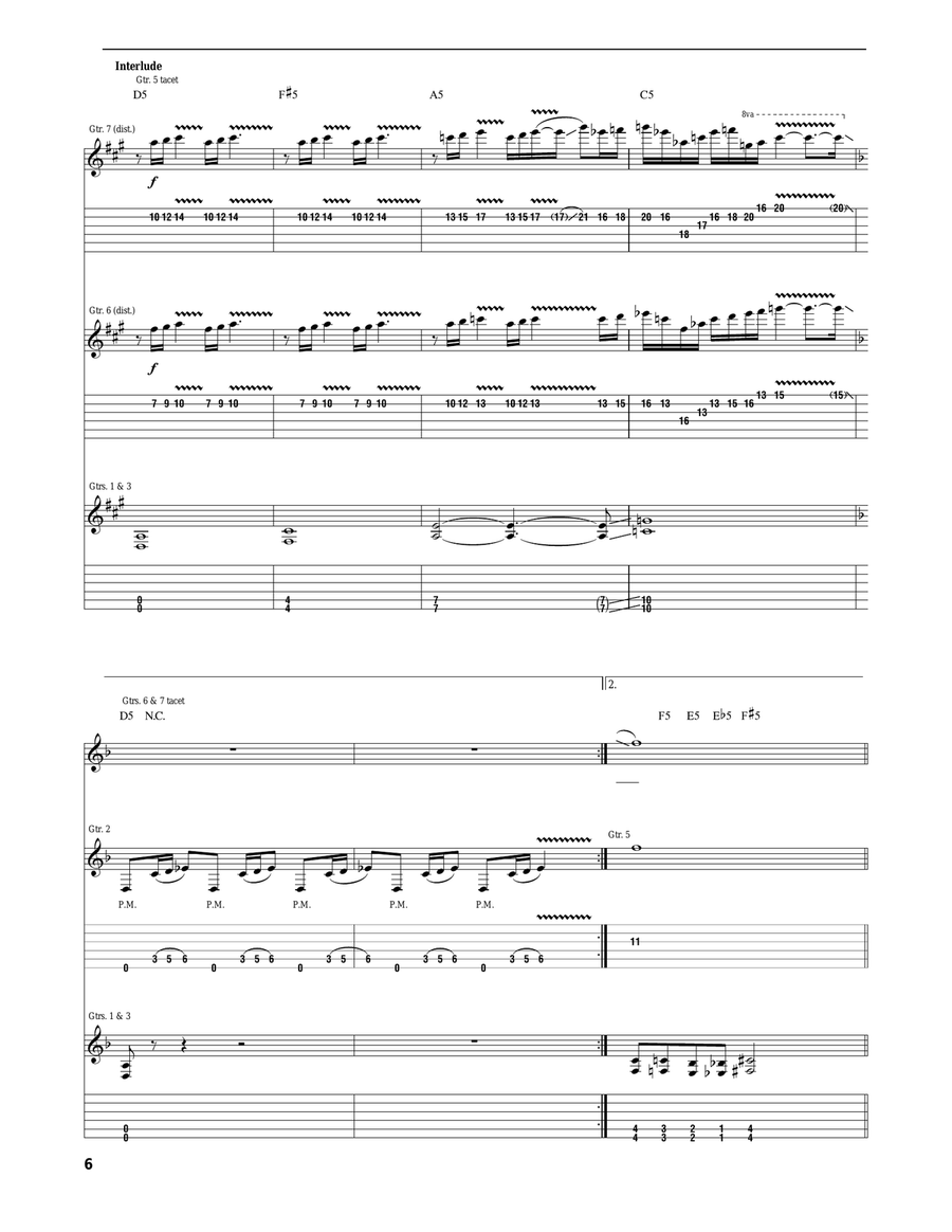 Planets Planets Acoustic Guitar scores gallery preview page 6