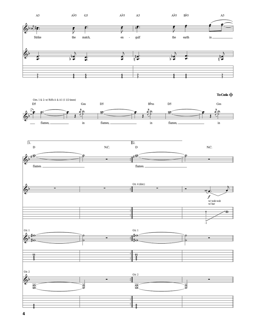 Requiem Requiem Acoustic Guitar scores gallery preview page 4