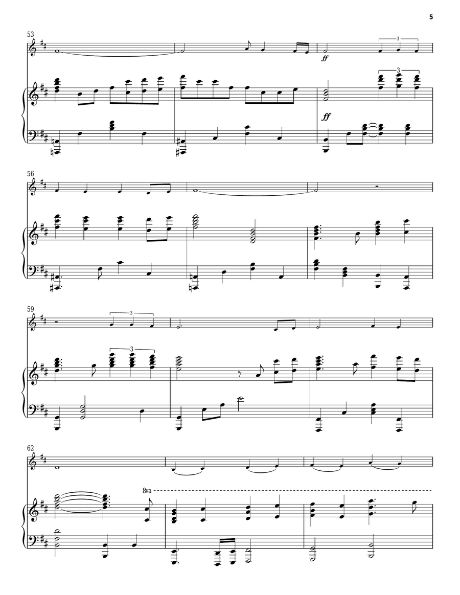 Where Are You Christmas? (from How The Grinch Stole Christmas) Piano Solo scores gallery preview page 5