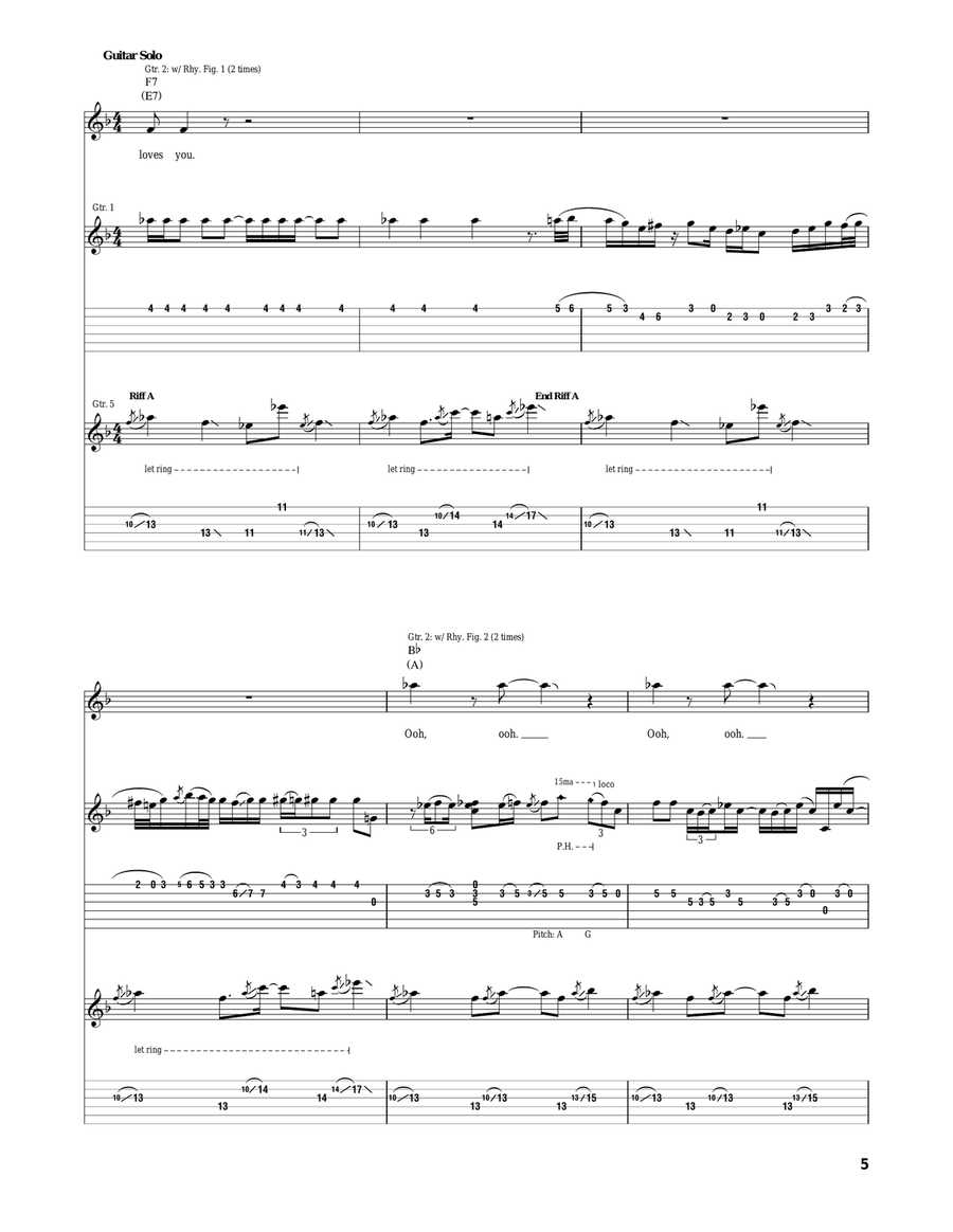 I'm The Man Who Loves You Acoustic Guitar scores gallery preview page 5