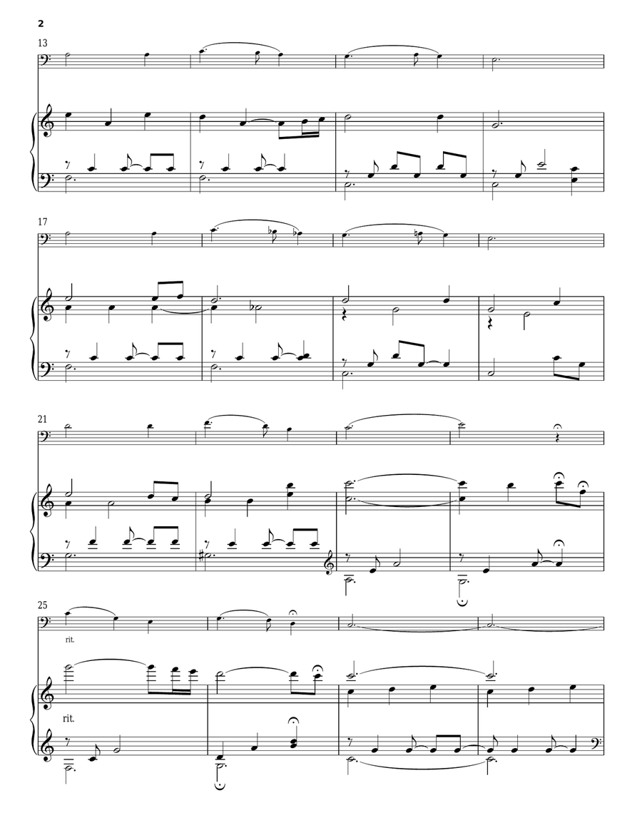 Silent Night Silent Night Piano Solo scores gallery preview page 2