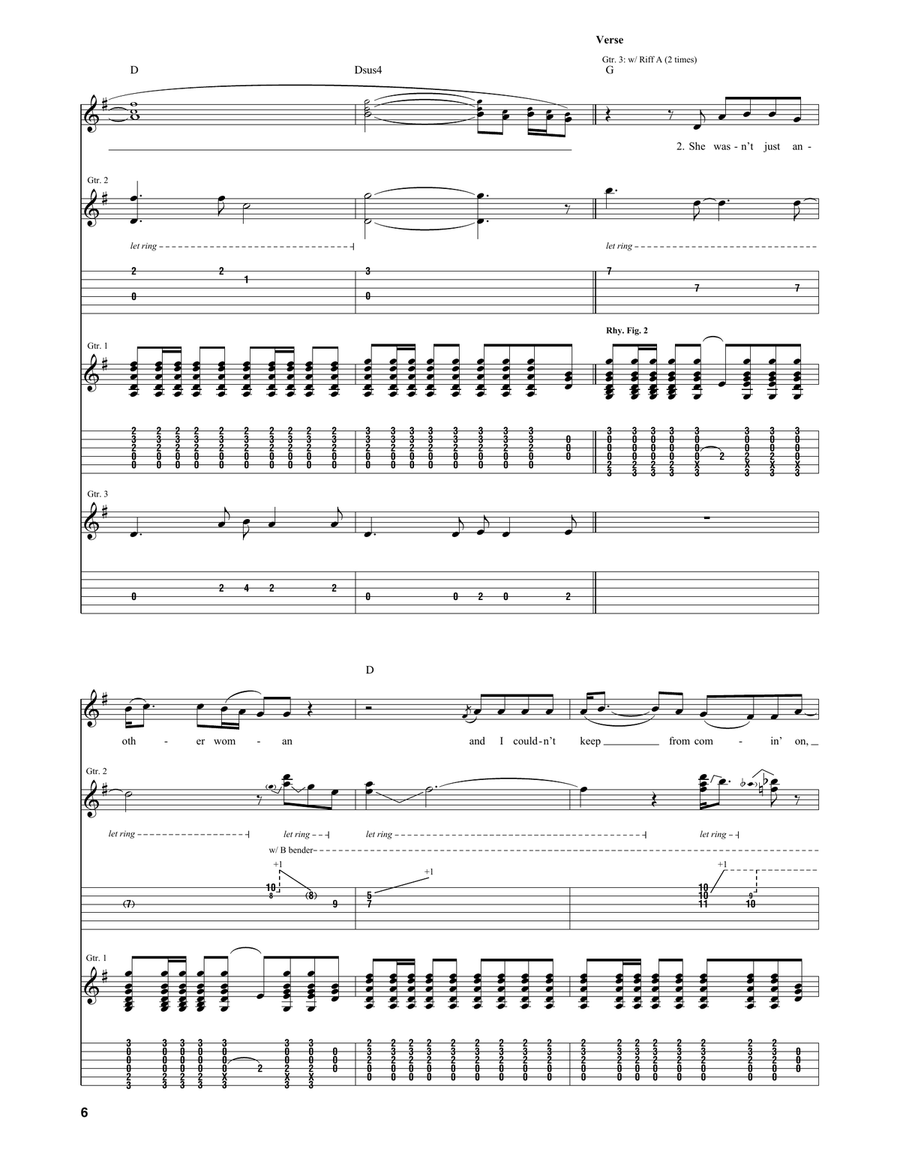 Tequila Sunrise Tequila Sunrise Acoustic Guitar scores gallery preview page 6