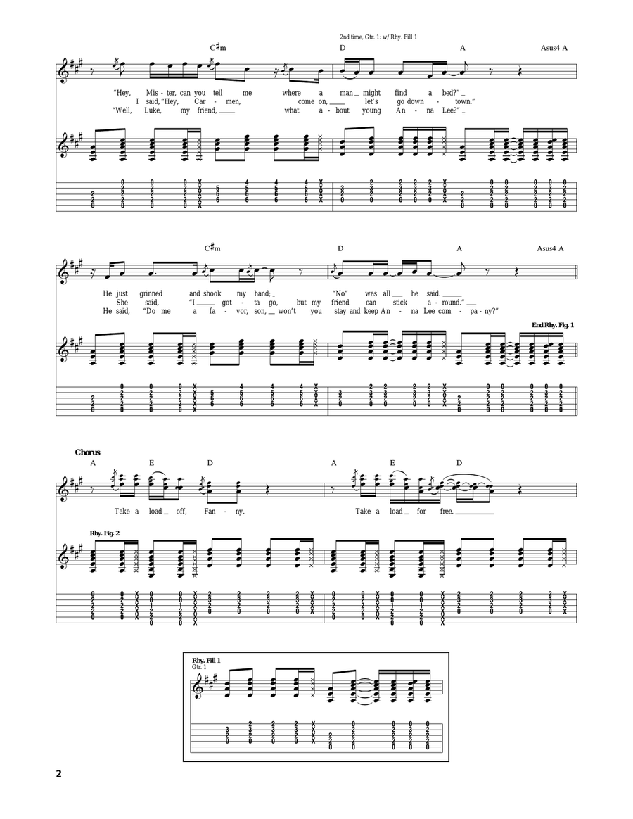 The Weight The Weight Acoustic Guitar scores gallery preview page 2