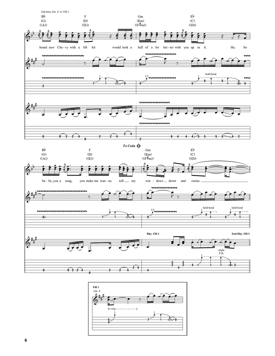 Cruise Cruise Acoustic Guitar scores gallery preview page 6