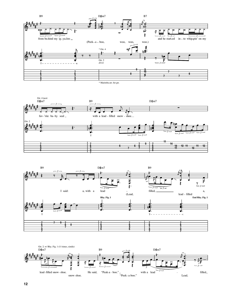 Nanook Rubs It Nanook Rubs It Acoustic Guitar scores gallery preview page 2