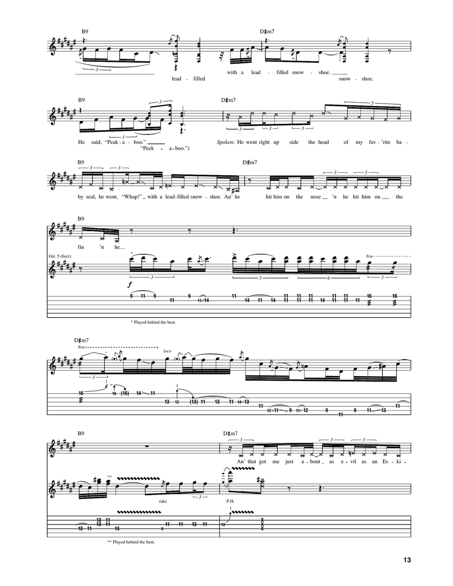 Nanook Rubs It Nanook Rubs It Acoustic Guitar scores gallery preview page 3