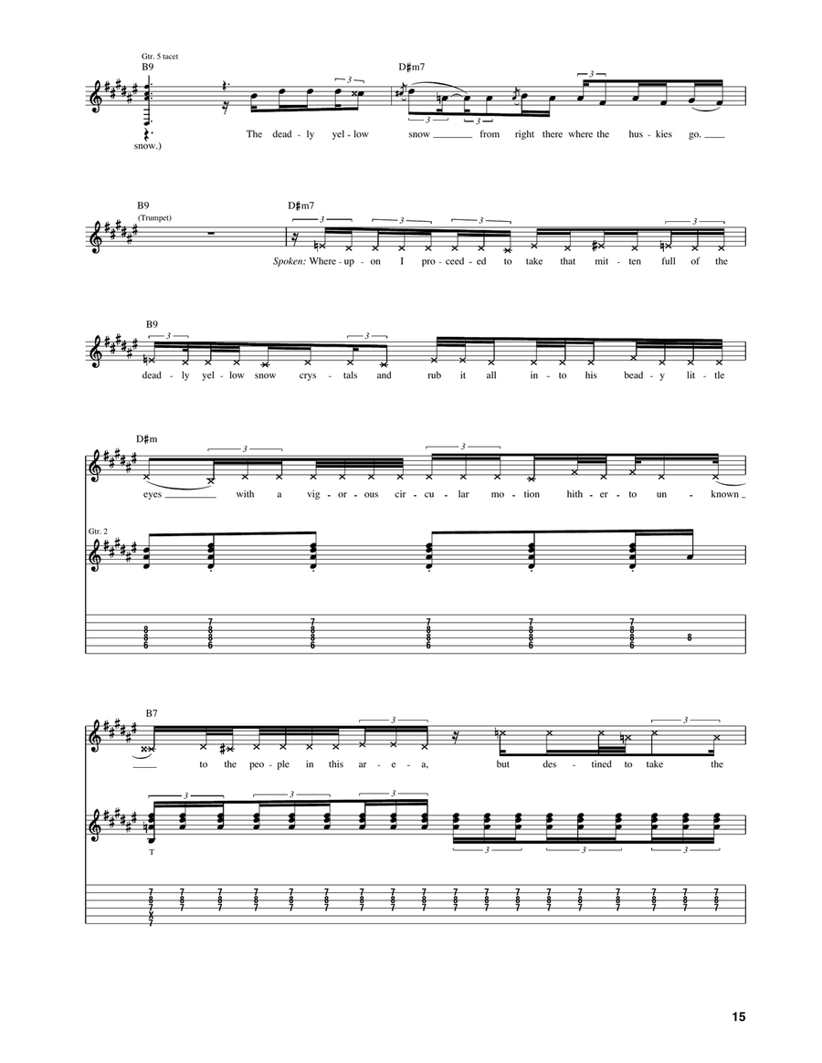 Nanook Rubs It Nanook Rubs It Acoustic Guitar scores gallery preview page 5