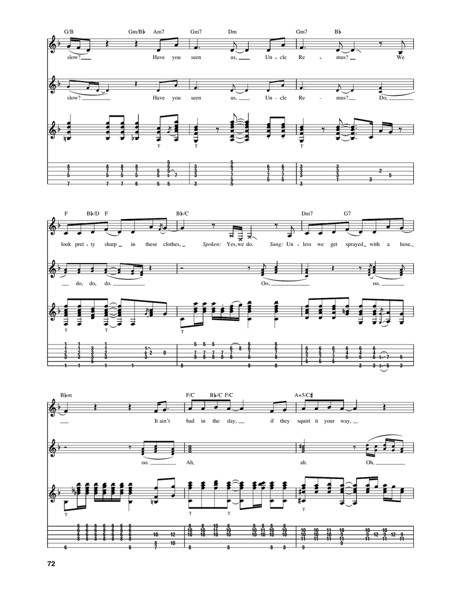 Uncle Remus Uncle Remus Acoustic Guitar scores gallery preview page 2