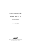 Minuet in F - K. 5 mini preview