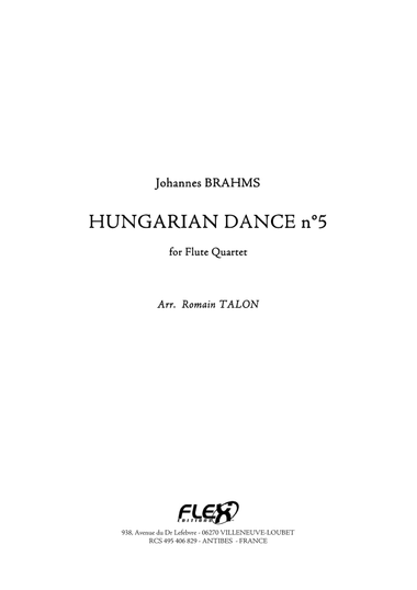 Hungarian Dance No. 5