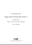 Songs without Words Opus 30 No. 5