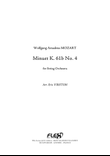 Minuet K. 61b No. 4