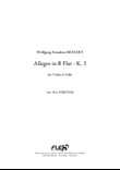 Allegro in B Flat - K. 3