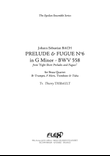 Prelude & Fugue n6 in G minor (BWV 558)