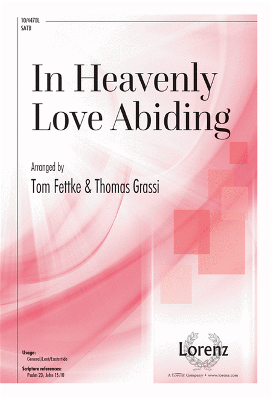 In Heavenly Love Abiding In Heavenly Love Abiding 4-Part scores gallery preview page 1