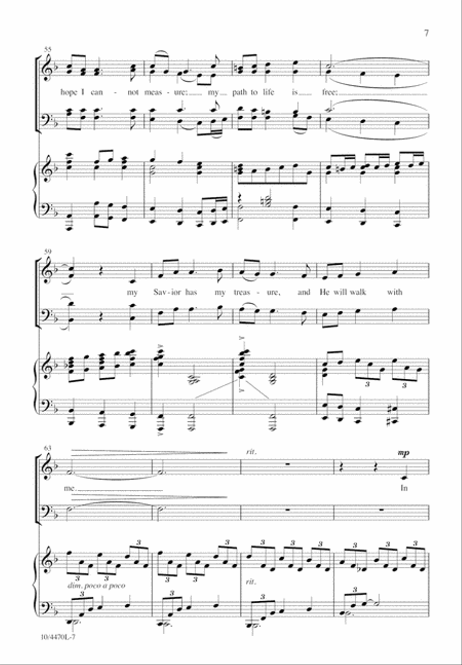 In Heavenly Love Abiding In Heavenly Love Abiding 4-Part scores gallery preview page 8