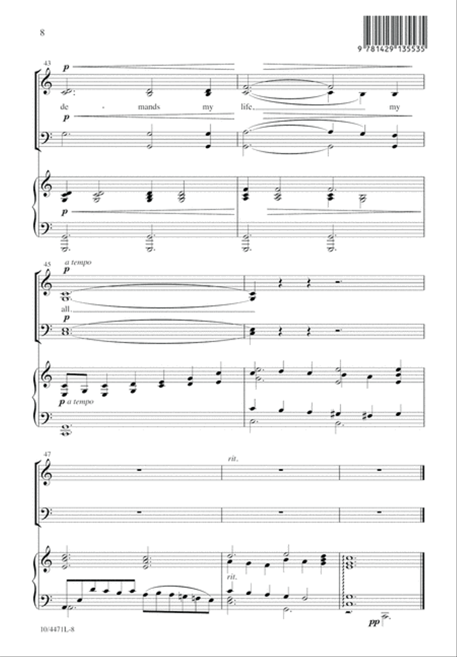 The Wonderful Cross The Wonderful Cross 4-Part scores gallery preview page 9