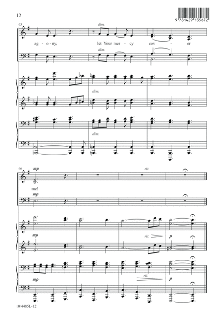 At the Cross of Jesus At the Cross of Jesus 4-Part scores gallery preview page 13