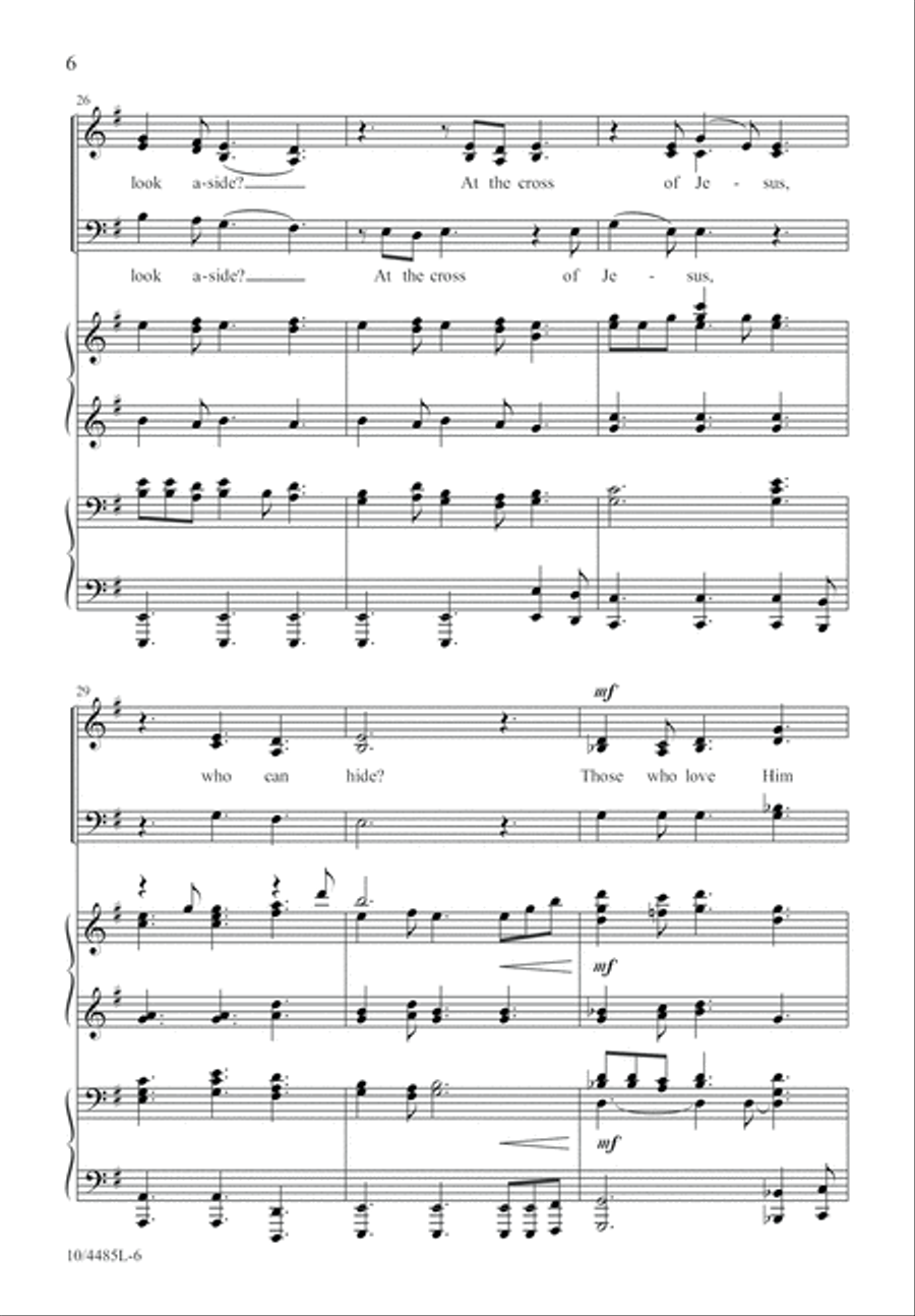 At the Cross of Jesus At the Cross of Jesus 4-Part scores gallery preview page 7